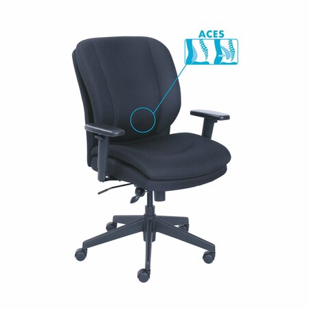 SERTAPEDIC Task Chair, Black 48967A